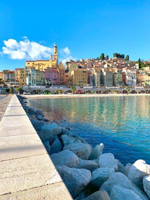 Ferienwohnung Les Logettes 2 Menton Exterior foto