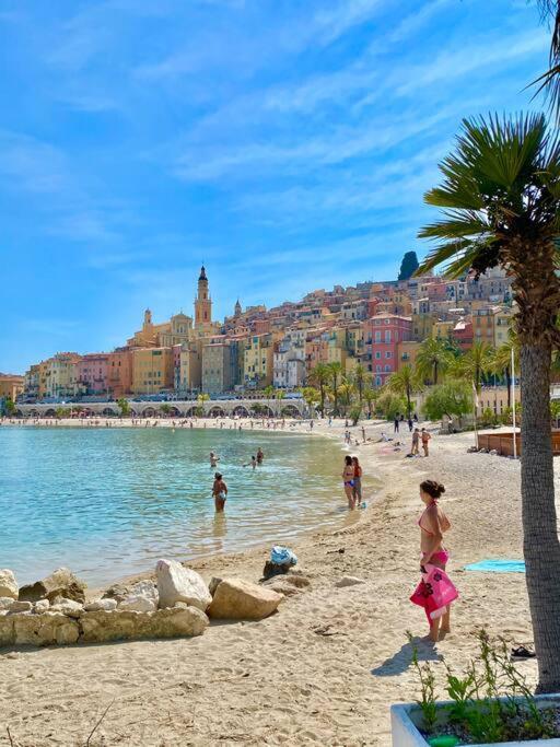 Ferienwohnung Les Logettes 2 Menton Exterior foto
