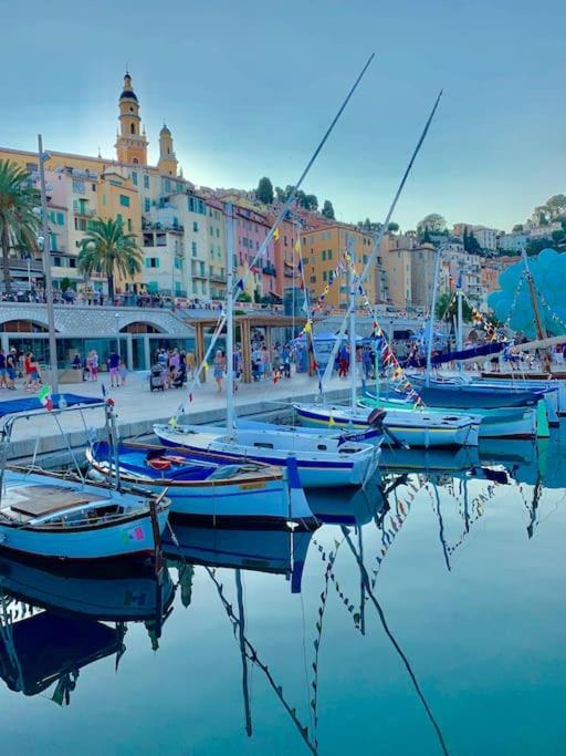 Ferienwohnung Les Logettes 2 Menton Exterior foto
