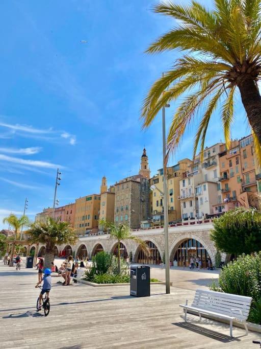 Ferienwohnung Les Logettes 2 Menton Exterior foto