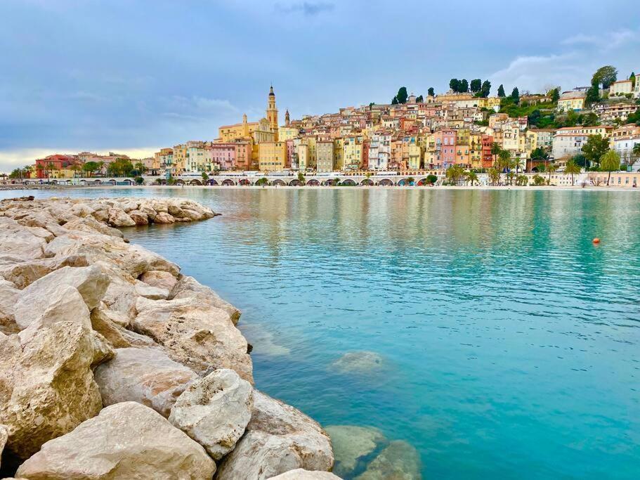 Ferienwohnung Les Logettes 2 Menton Exterior foto